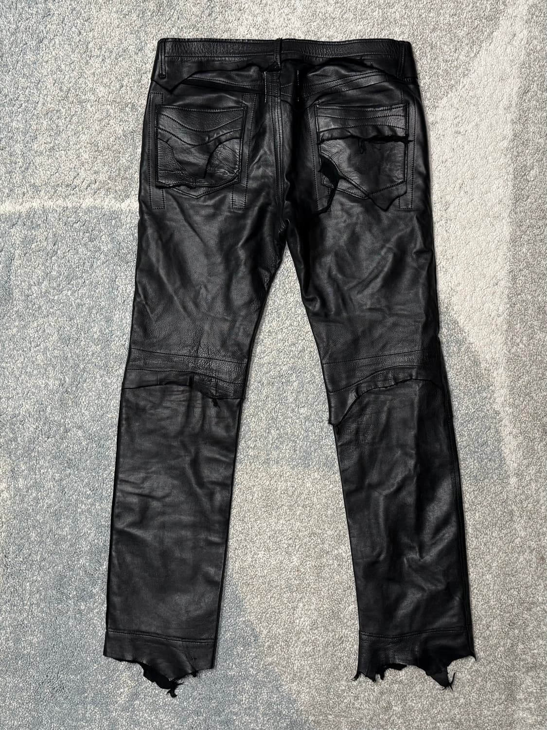 솔로이스트 러프아웃 레더 진 15AW  상품이미지5