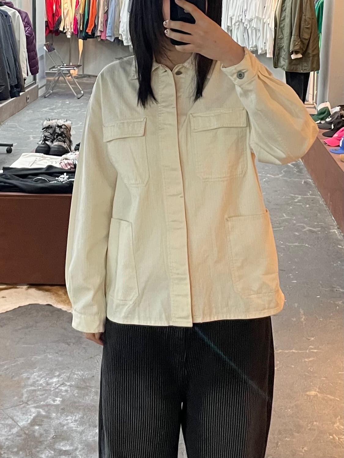 더블알엘 코튼 헤링본 워크자켓 H1774 상품이미지1