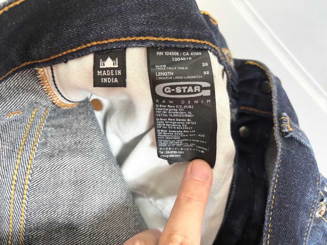 지스타로우 데님 진 청바지 28 상품이미지9