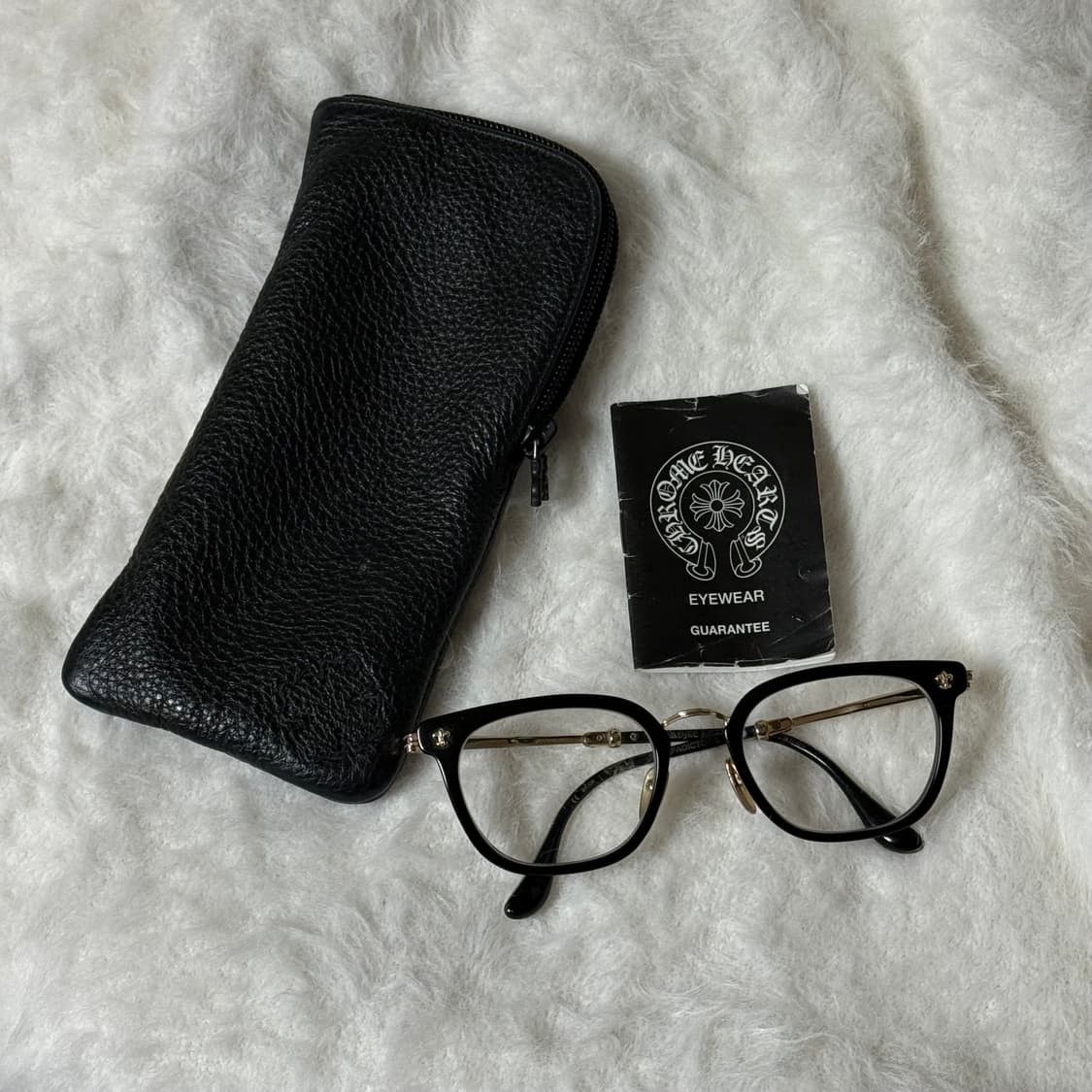 급처) 크롬하츠 안경 뿔테 스트라파딕텀 블랙골드 상품이미지1