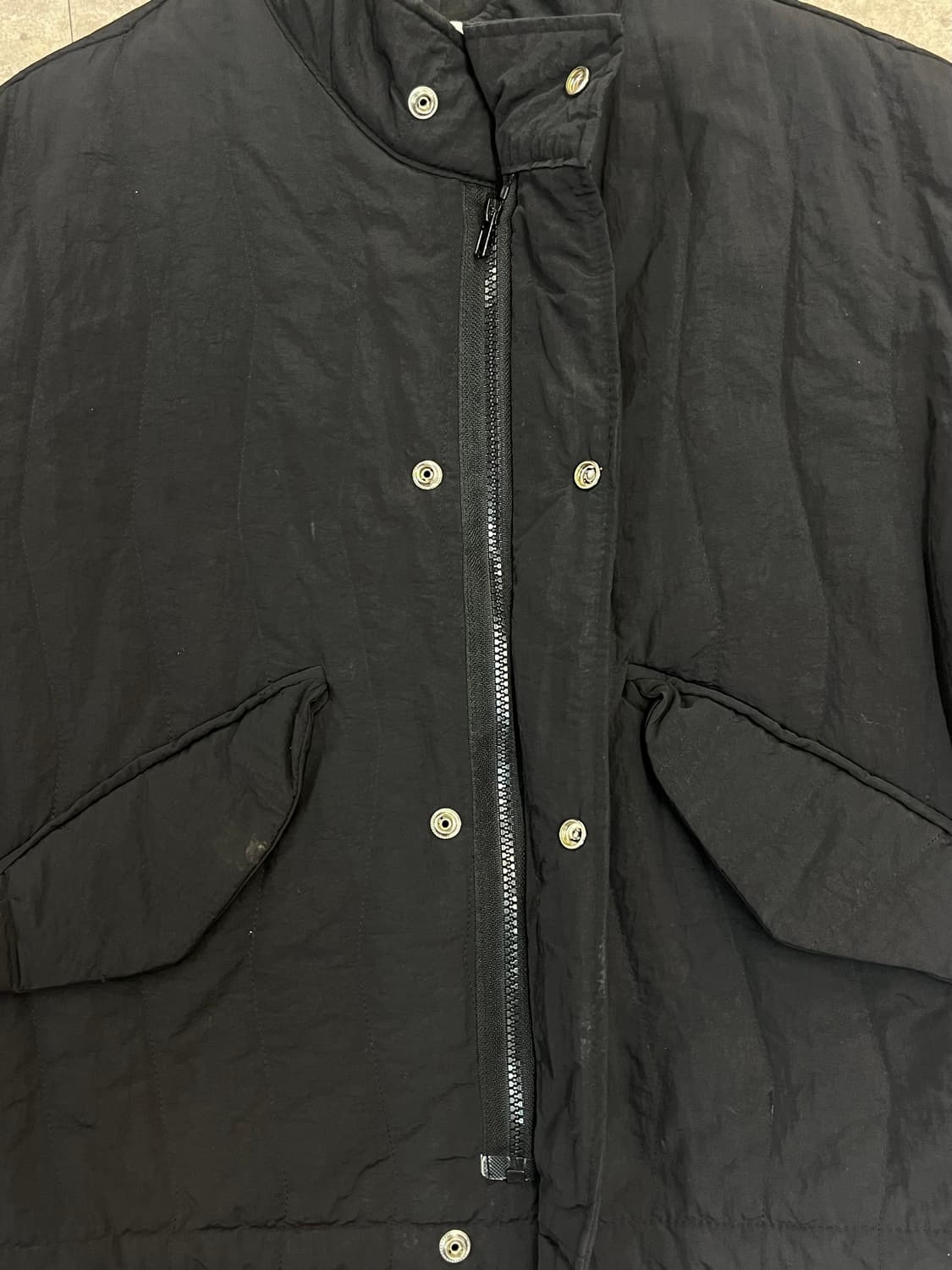 빈티지 퀄팅 자켓 블랙 #csz2840 상품이미지6