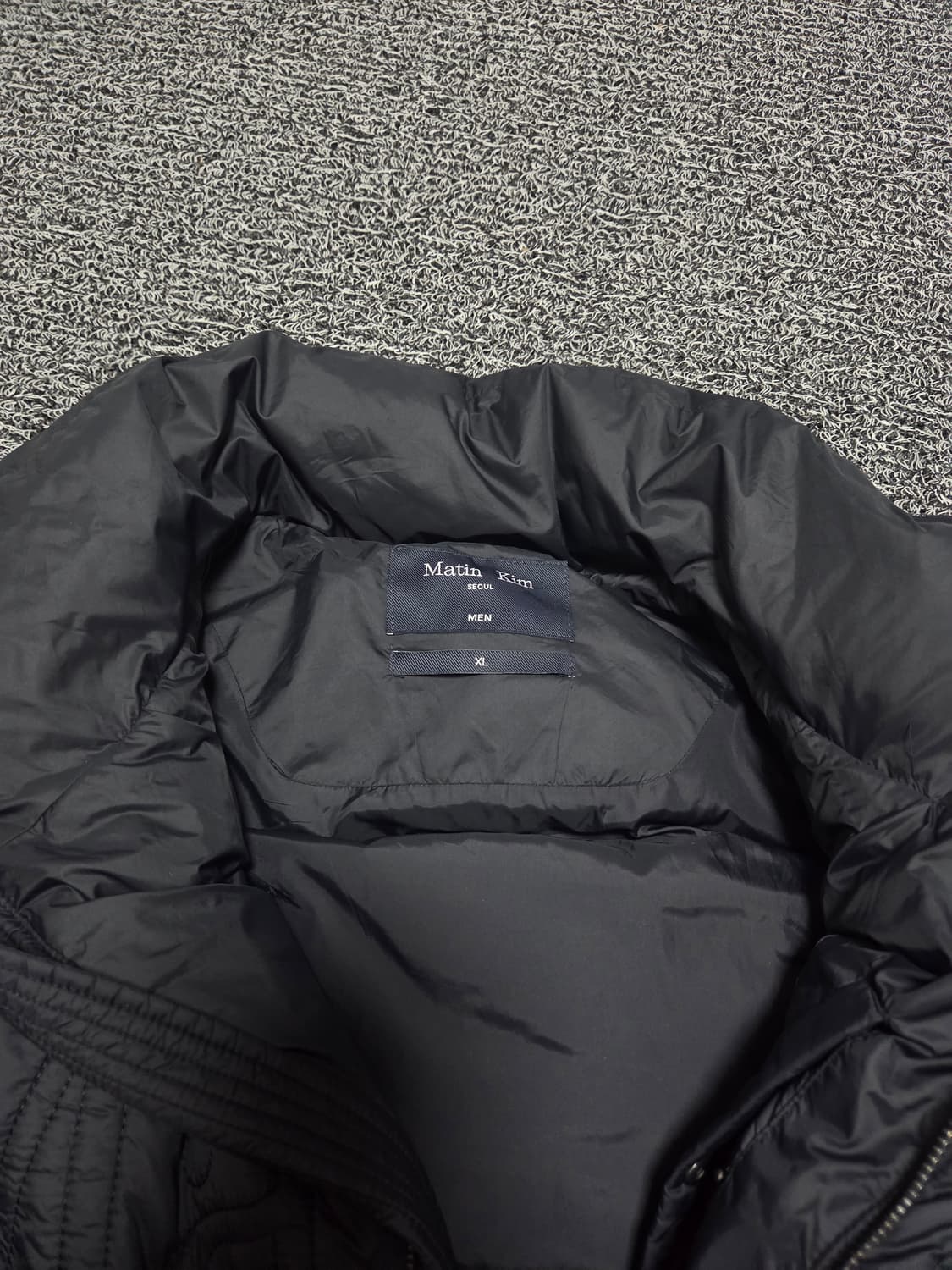 마뗑킴 빅로고 다운 베스트/XL 상품이미지6