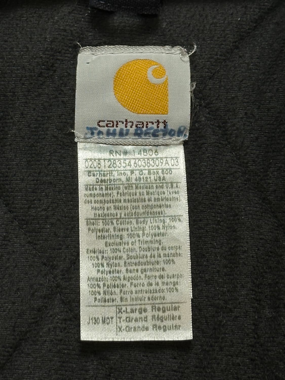 00's OG 칼하트 J130 액티브 자켓 칼하트 MDT 상품이미지9