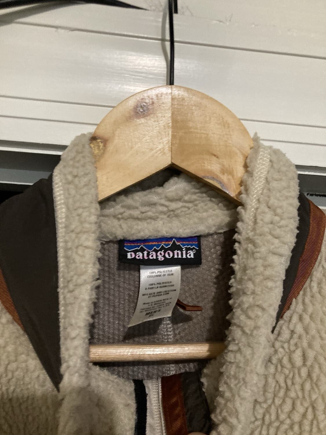 파타고니아 클래식 레트로-X 플리스 자켓 내추럴/애쉬 탄 상품이미지3