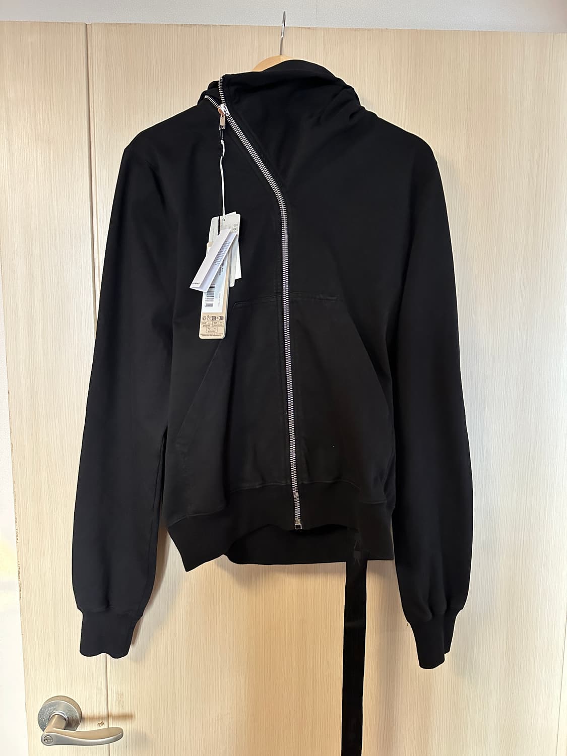 [M] 25FW 릭오웬스 다크쉐도우 마운틴 후드 집업 블랙 RIG 상품이미지2