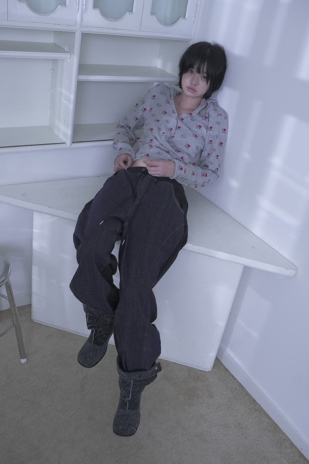 세릭 My Melody Wrap Hood Cardigan 상품이미지6