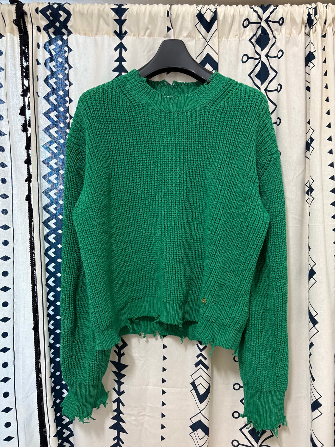 렉토 그린 니트웨어 크루넥 스웨터 상품이미지4