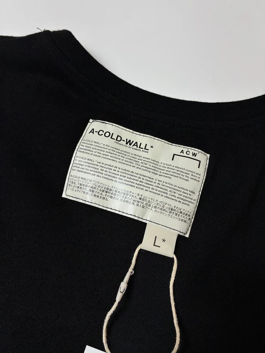 어콜드월 A-COLD-WALL 브래킷 반팔 티셔츠 PN8565 상품이미지6