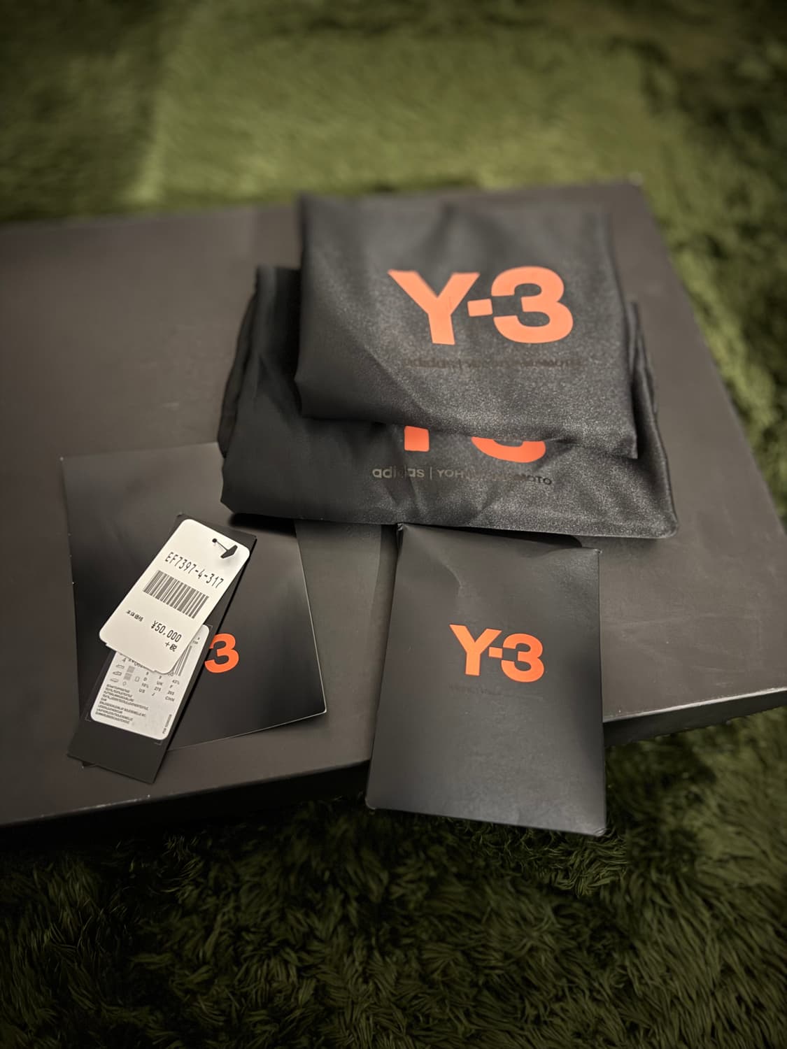 [275] Y-3 요지 야마모토 아디다스 유벤 엠브로더리 로고 부츠 블랙 상품이미지8