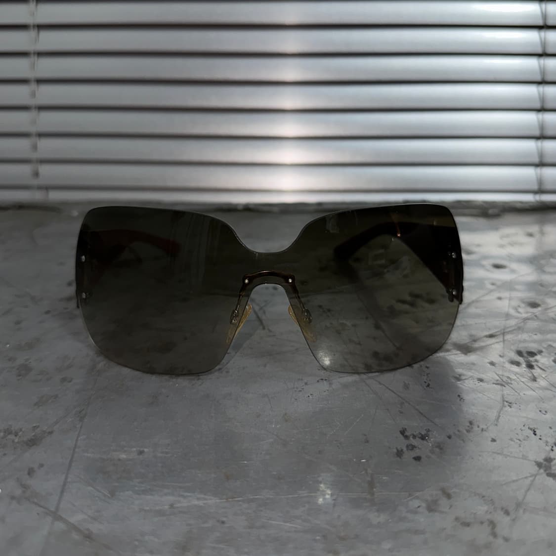 00s 디올 XL 치타 프린트 빅 선글라스 상품이미지3