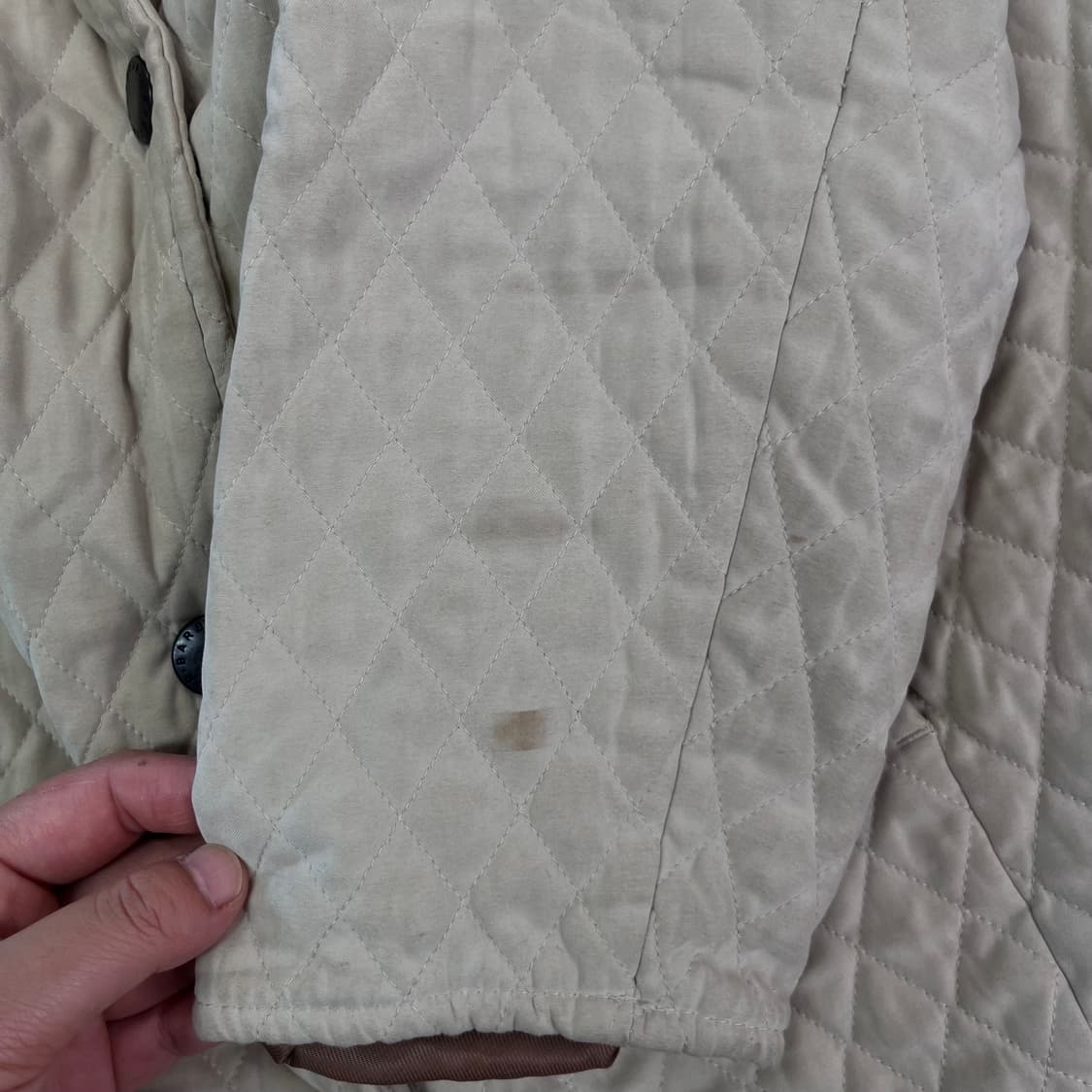 95 바버 퀄팅 버튼 자켓 상품이미지6