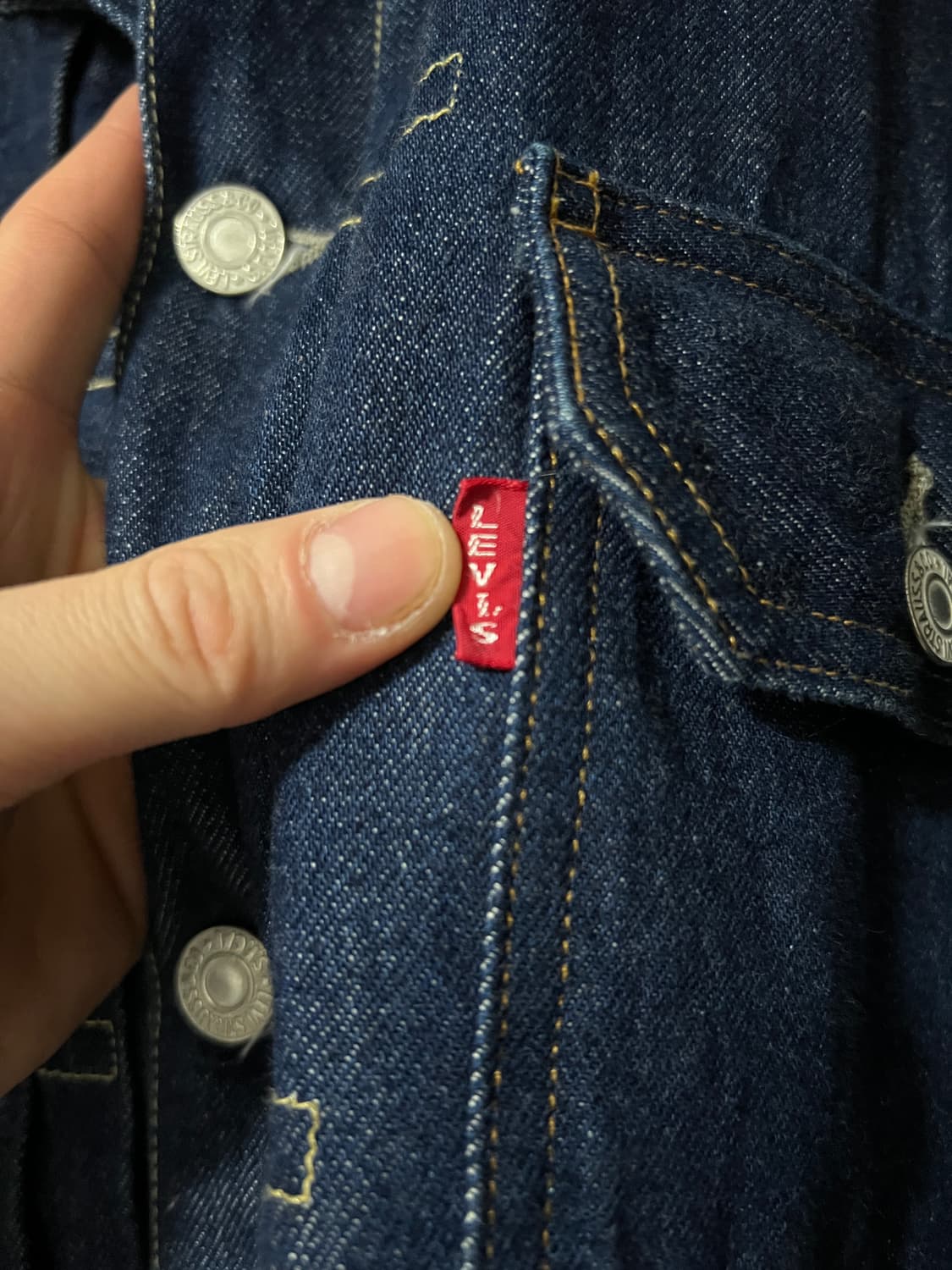 LVC 1936 타입1 데님자켓 상품이미지4