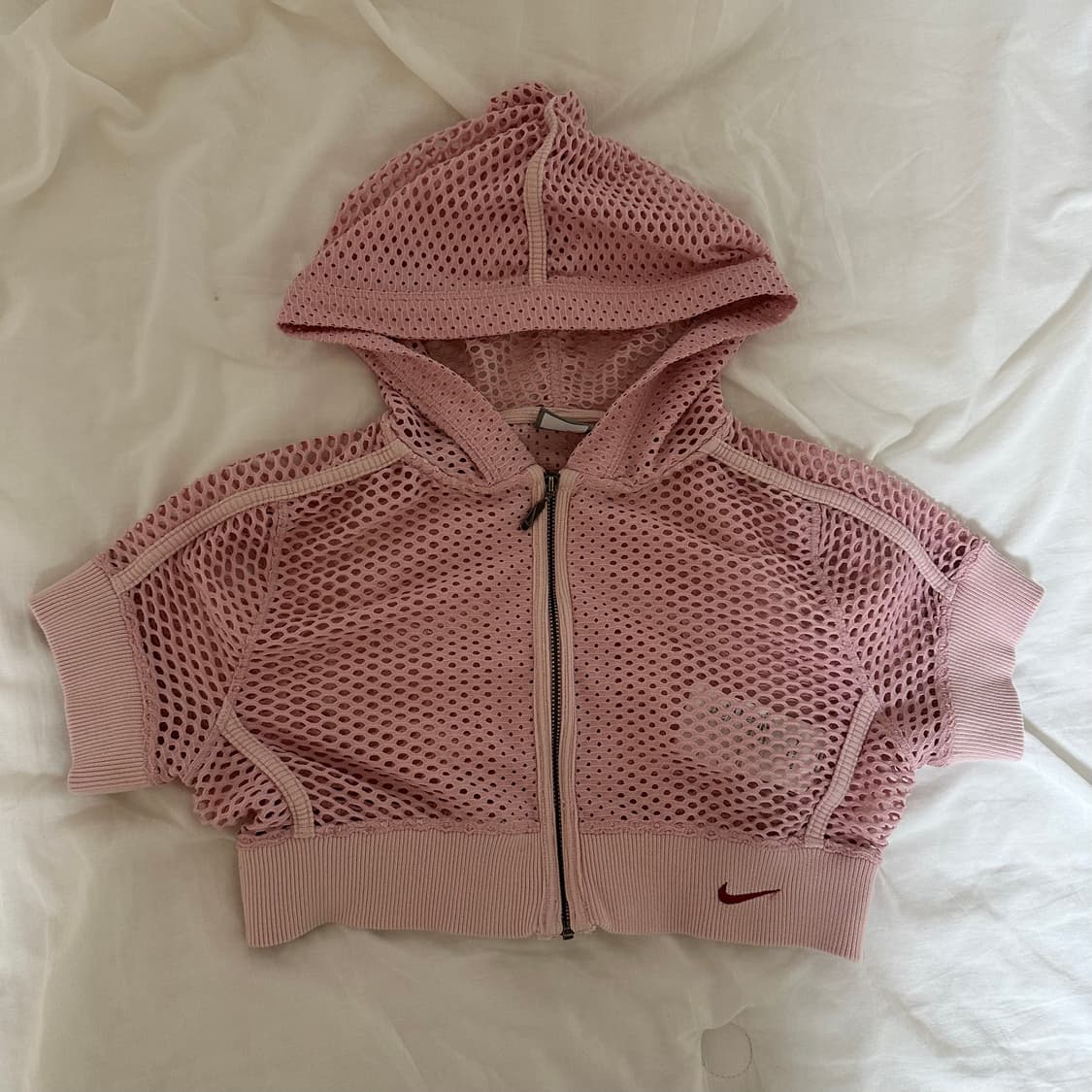 나이키 딸기우유 메쉬 반팔 후드집업 상품이미지1