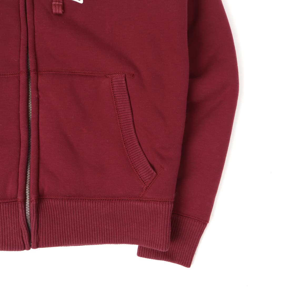 갭 버건디 아플리케 쉐르파라이닝 후드집업 상품이미지4