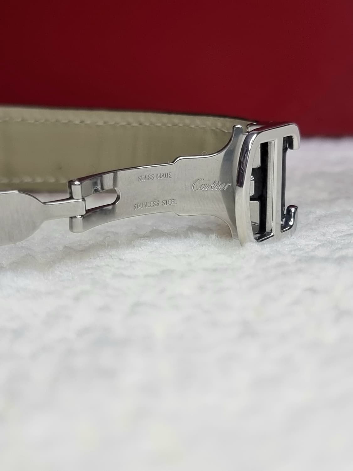 [까르띠에 풀세트] 탱크솔로 스틸 SM 시계 (남녀공용) 08년식 상품이미지6