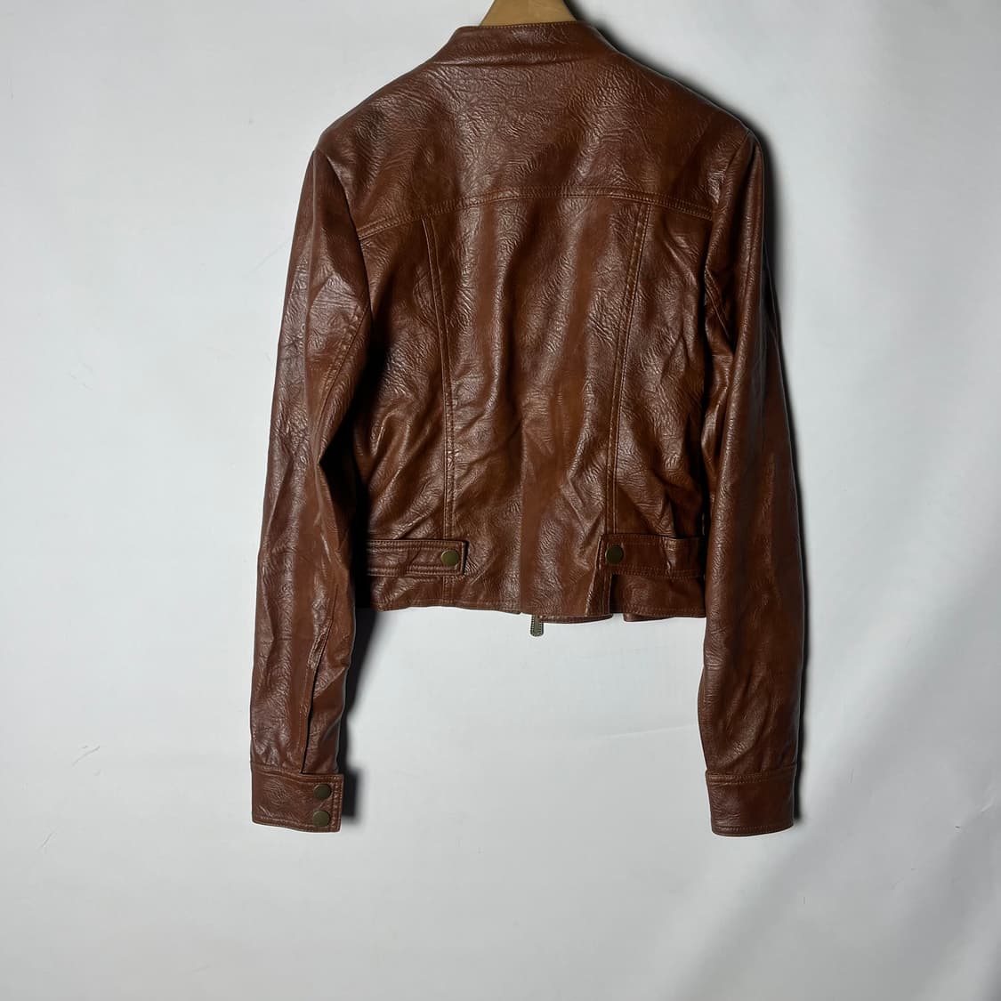 [JPN] 빈티지 램스킨 크롭 싱글 레더자켓 상품이미지2