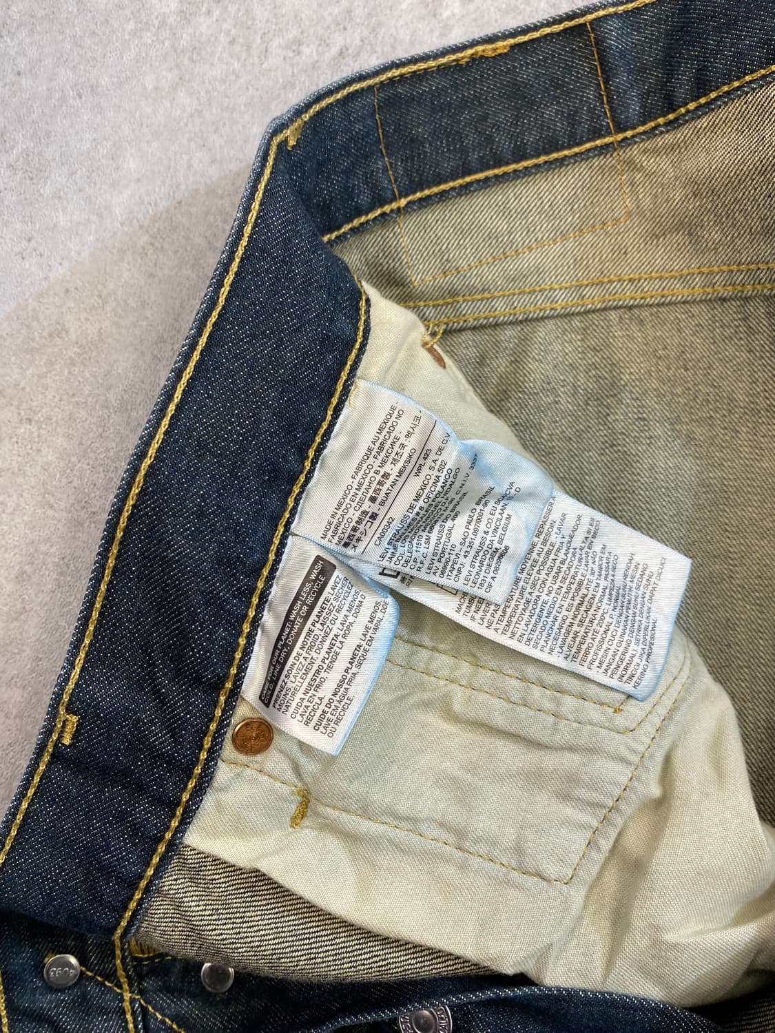 [36] Levi's 501 리바이스 레귤러 핏 데님팬츠 상품이미지8