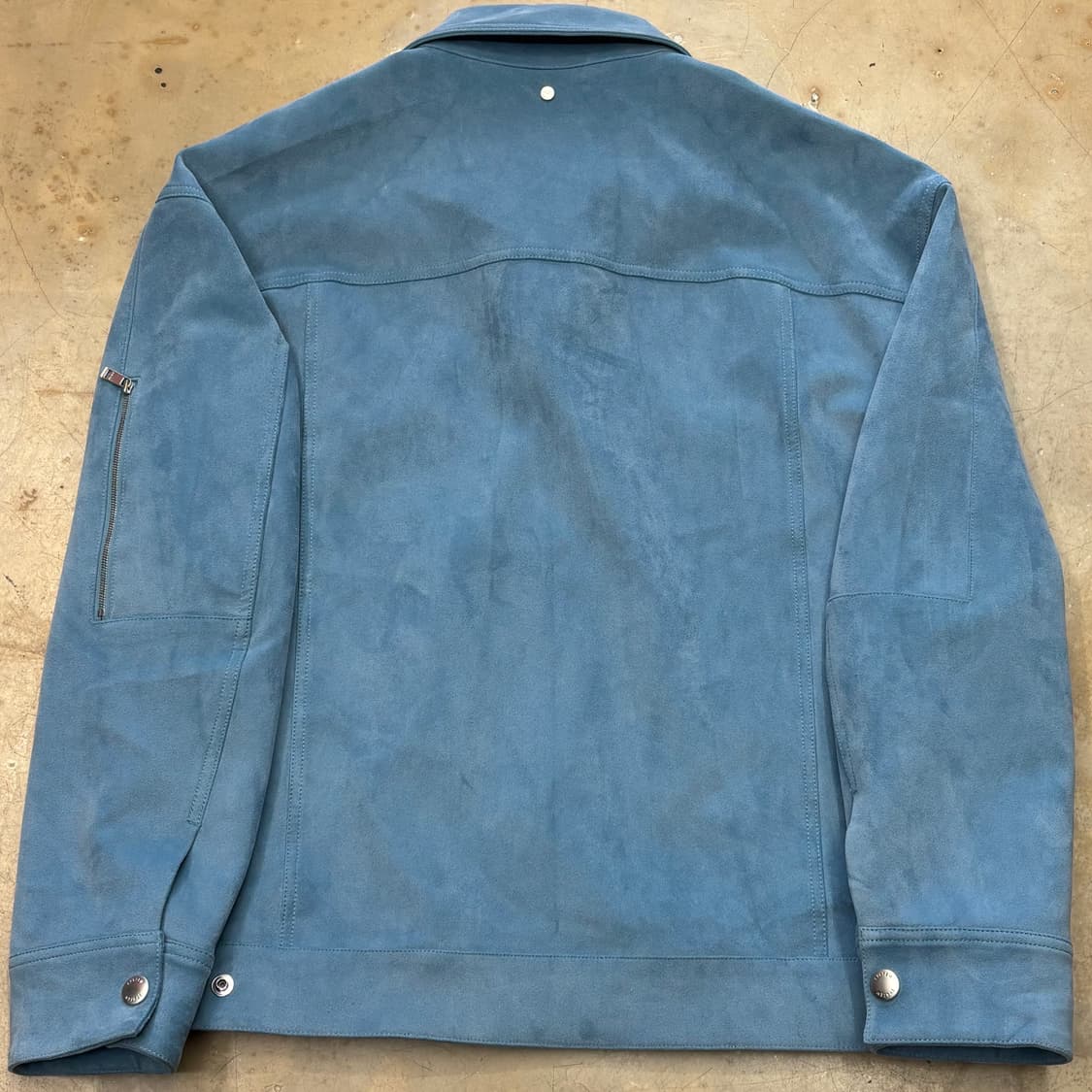 🫶🏻 시스템 Blue 스웨이드 자켓 🫶🏻 상품이미지3