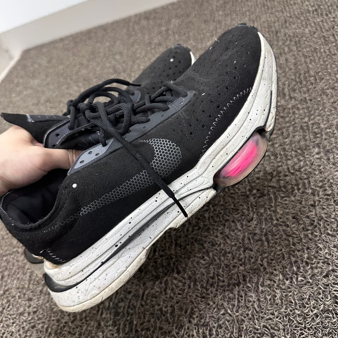 NIKE 나이키 에어 줌 타입 블랙 하이퍼 핑크 270 상품이미지7