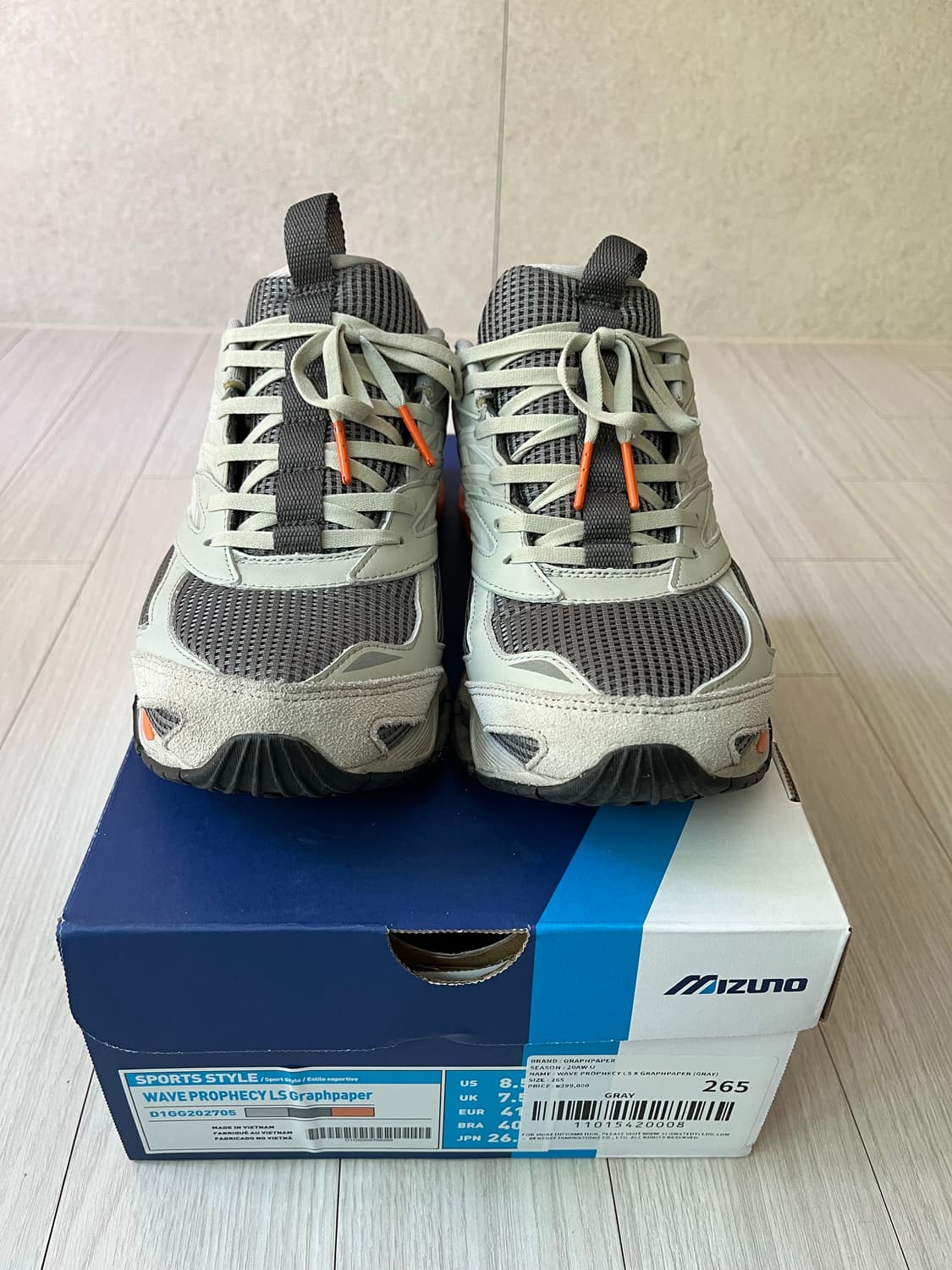 그라프페이퍼 x 미즈노 웨이브 프로페시 상품이미지2