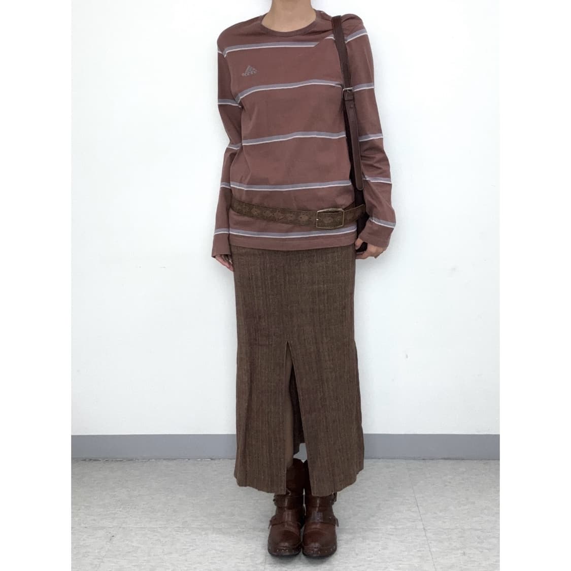 빈티지 아디다스 브라운 롱슬리브 상품이미지2