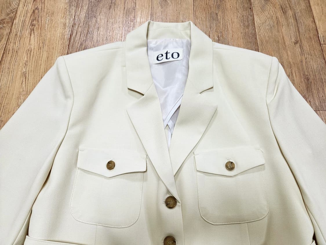 에토(eto) 벨티드 사파리자켓 프리사이즈 새상품 상품이미지3