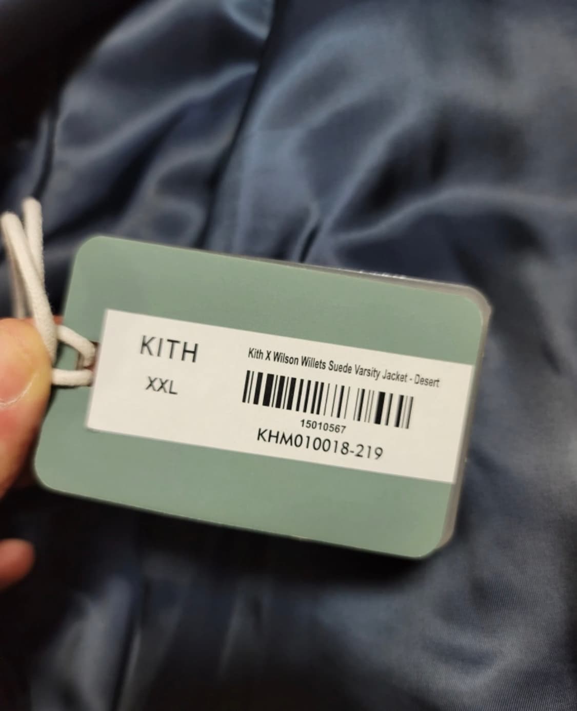 KITH 키스 x wilson 리얼 스웨이드 바시티 자켓 XXL 상품이미지7