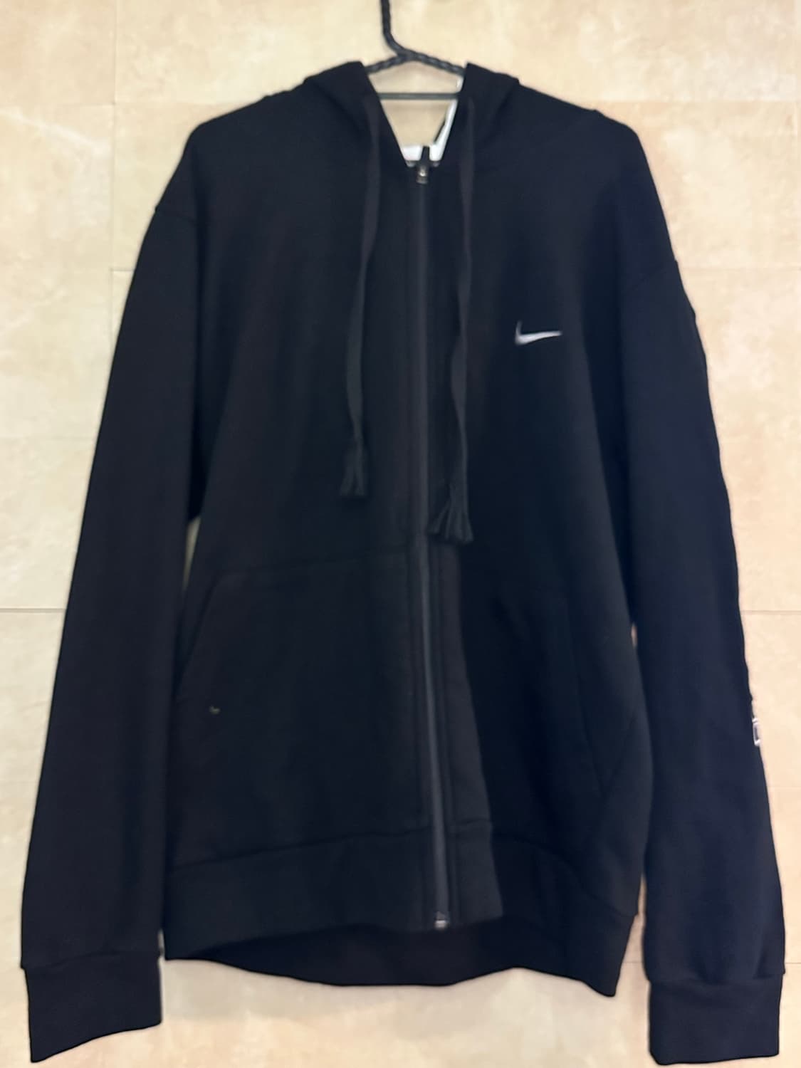 새상품) 나이키 JUST DO IT 블랙 후드집업 XL 상품이미지5