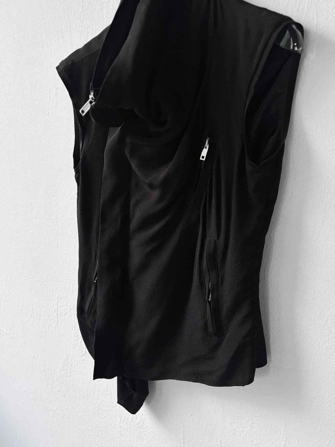 릭오웬스 10ss 실크 비대칭 하이넥 베스트 상품이미지7