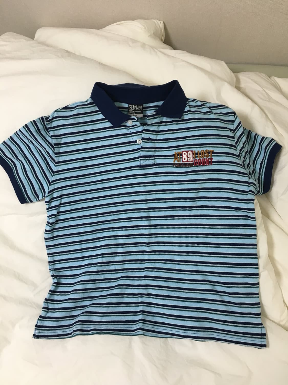 테켓(teket) lost count polo_sky blue 상품이미지1