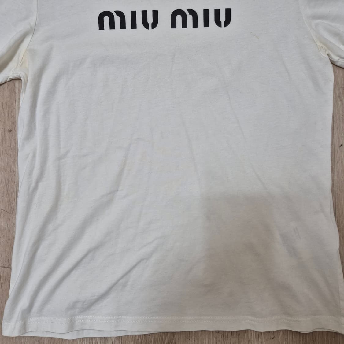 미우미우 빅로고 반팔티셔츠 상품이미지3
