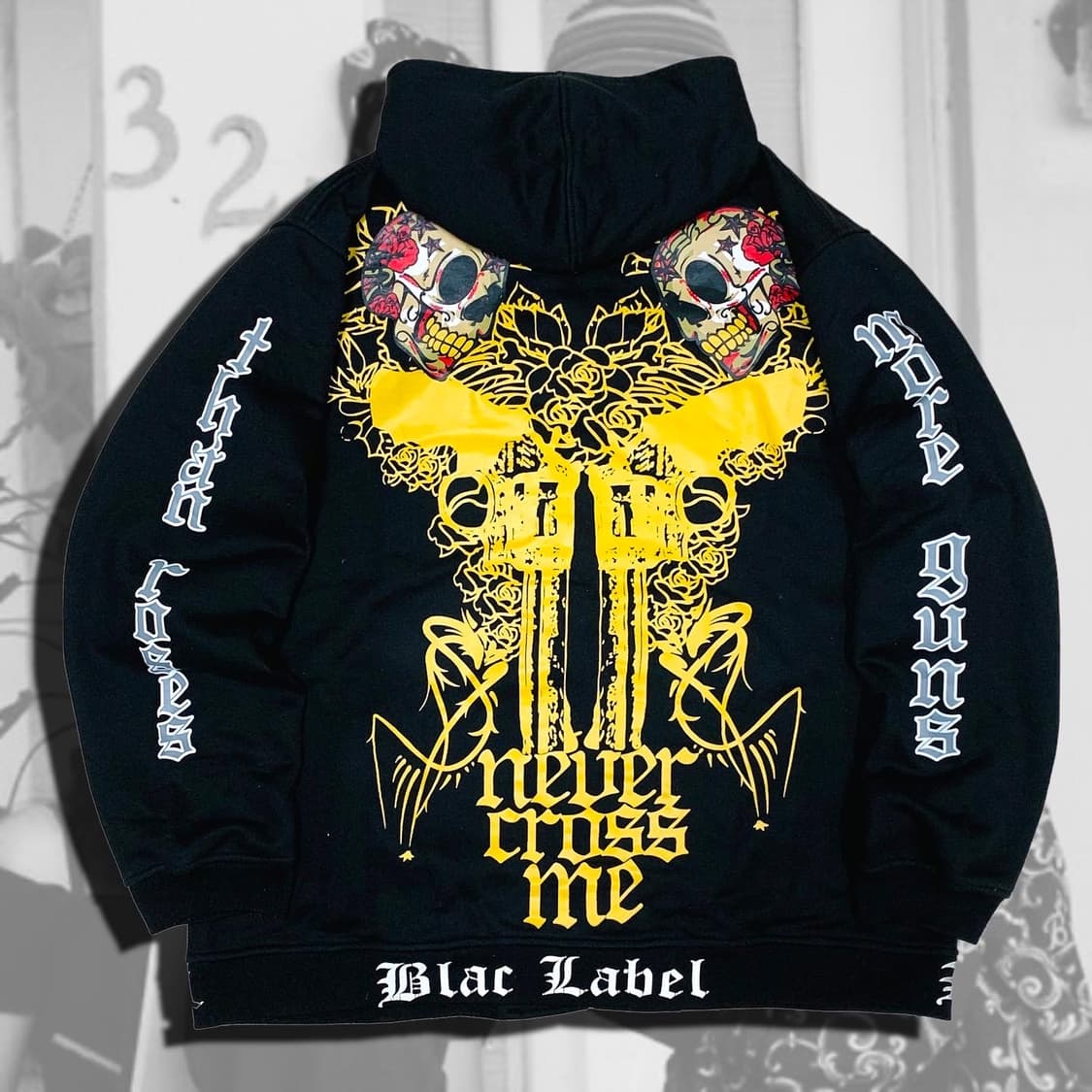 Blac label 스트릿 힙합 후드집업 상품이미지2