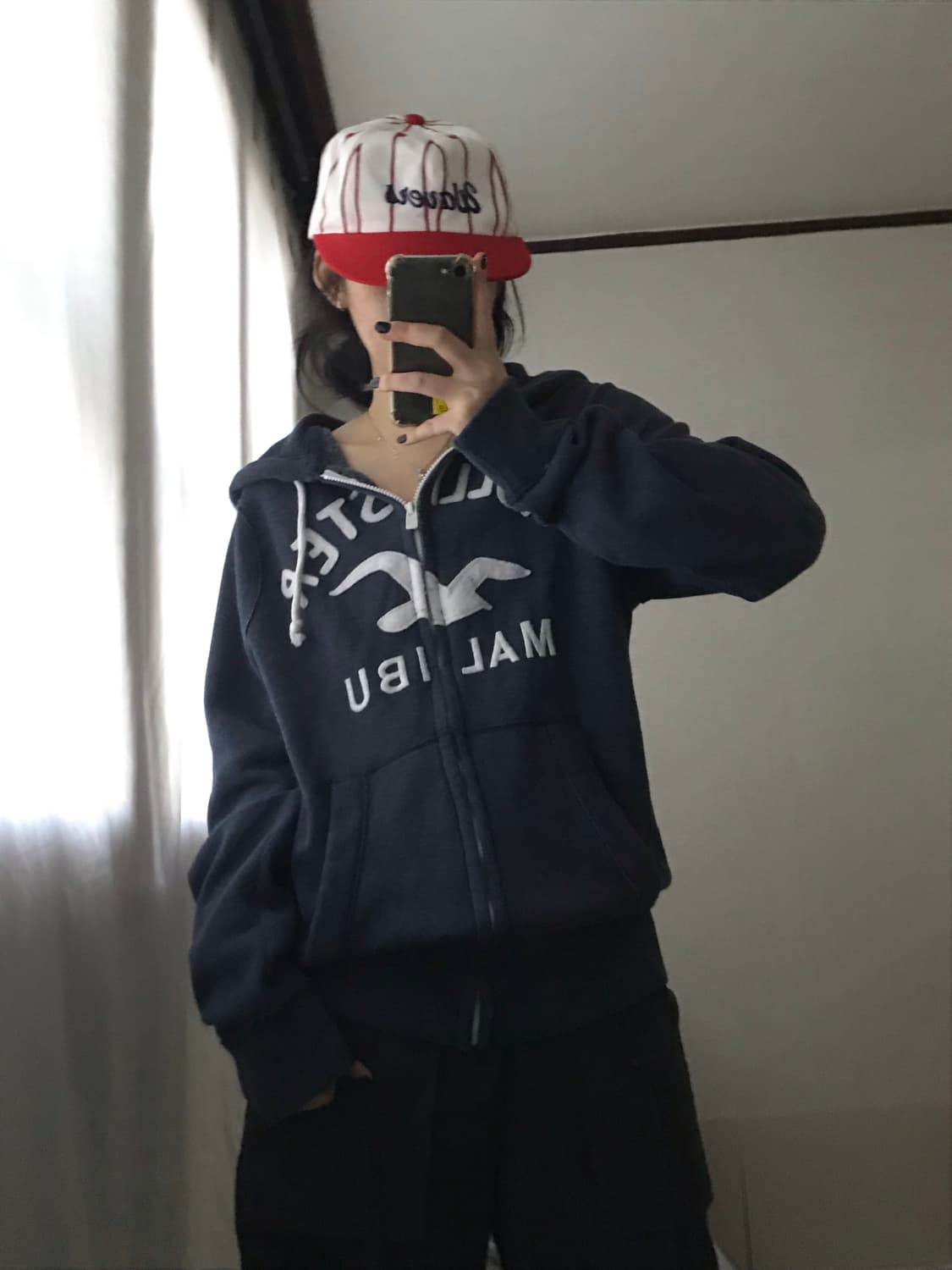 홀리스터 네이비 후드집업 상품이미지2