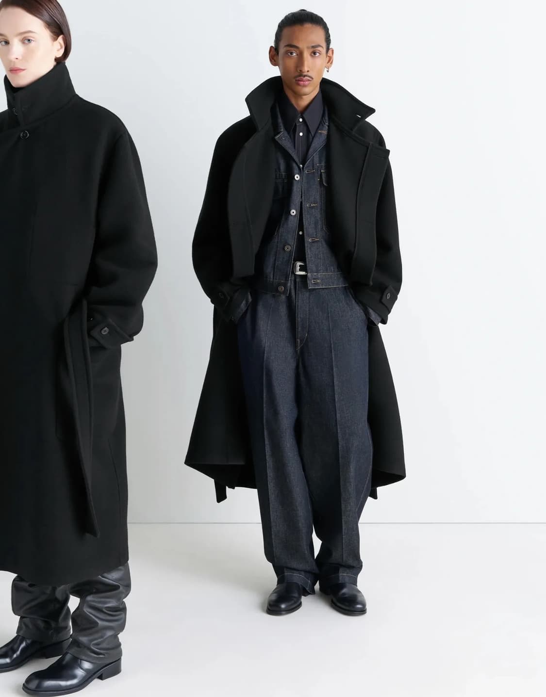 르메르 랩 코트 블랙 xxs 상품이미지1