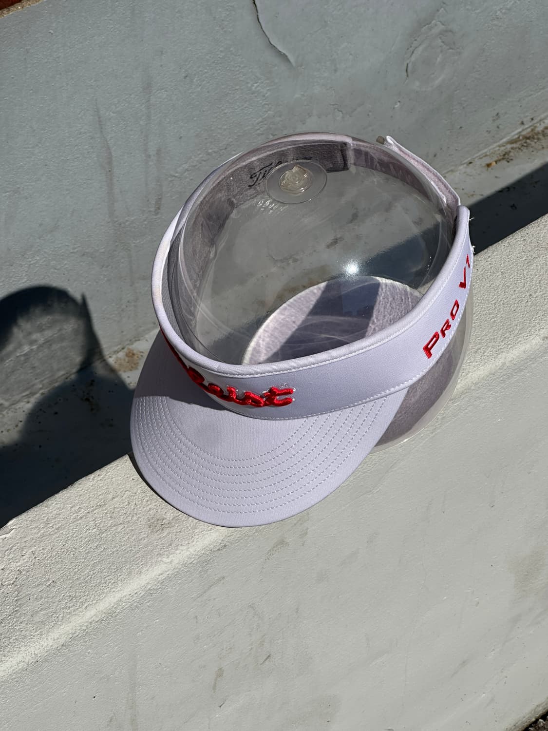 [F] 타이틀리스트 골프 화이트 썬바이저 썬캡 와이드 모자 상품이미지2