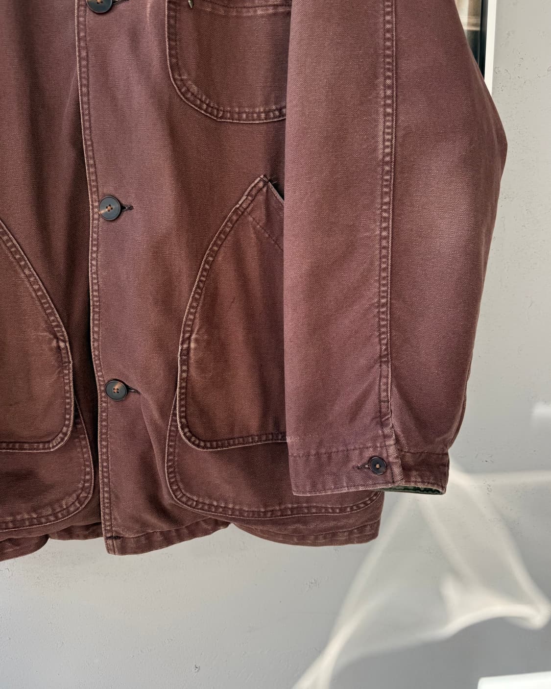 L.L.Bean 90s USA made canvas hunting 자켓  상품이미지4