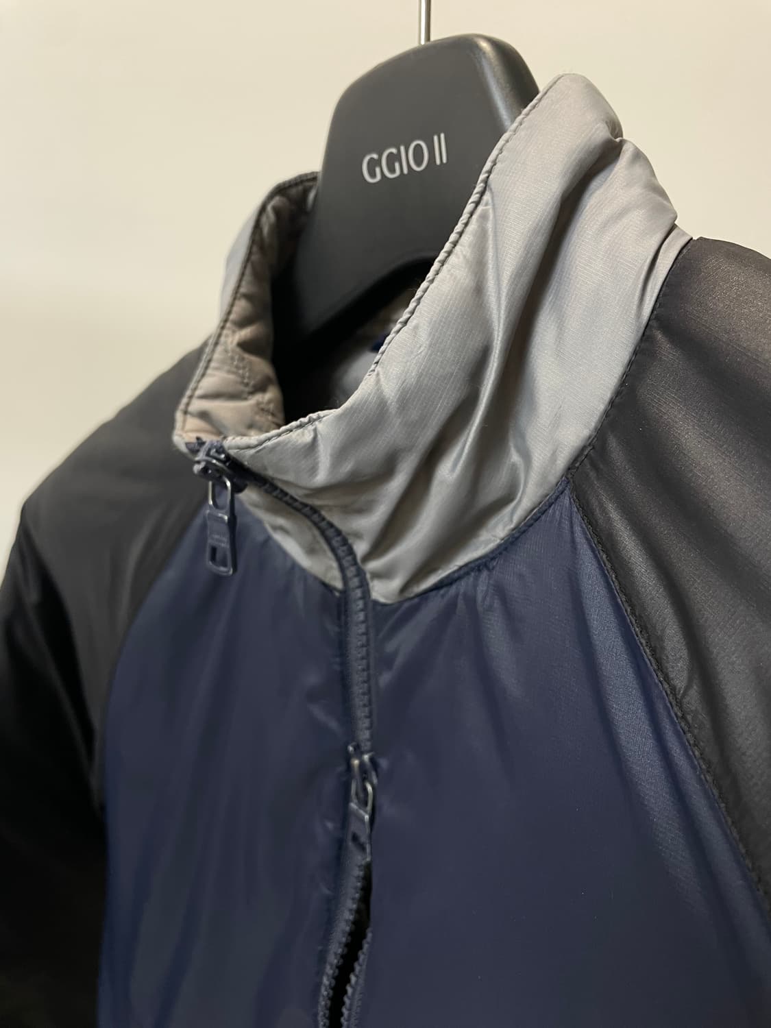 (S) ax 아르마니 익스체인지 배색 투웨이 경량 패딩 상품이미지3