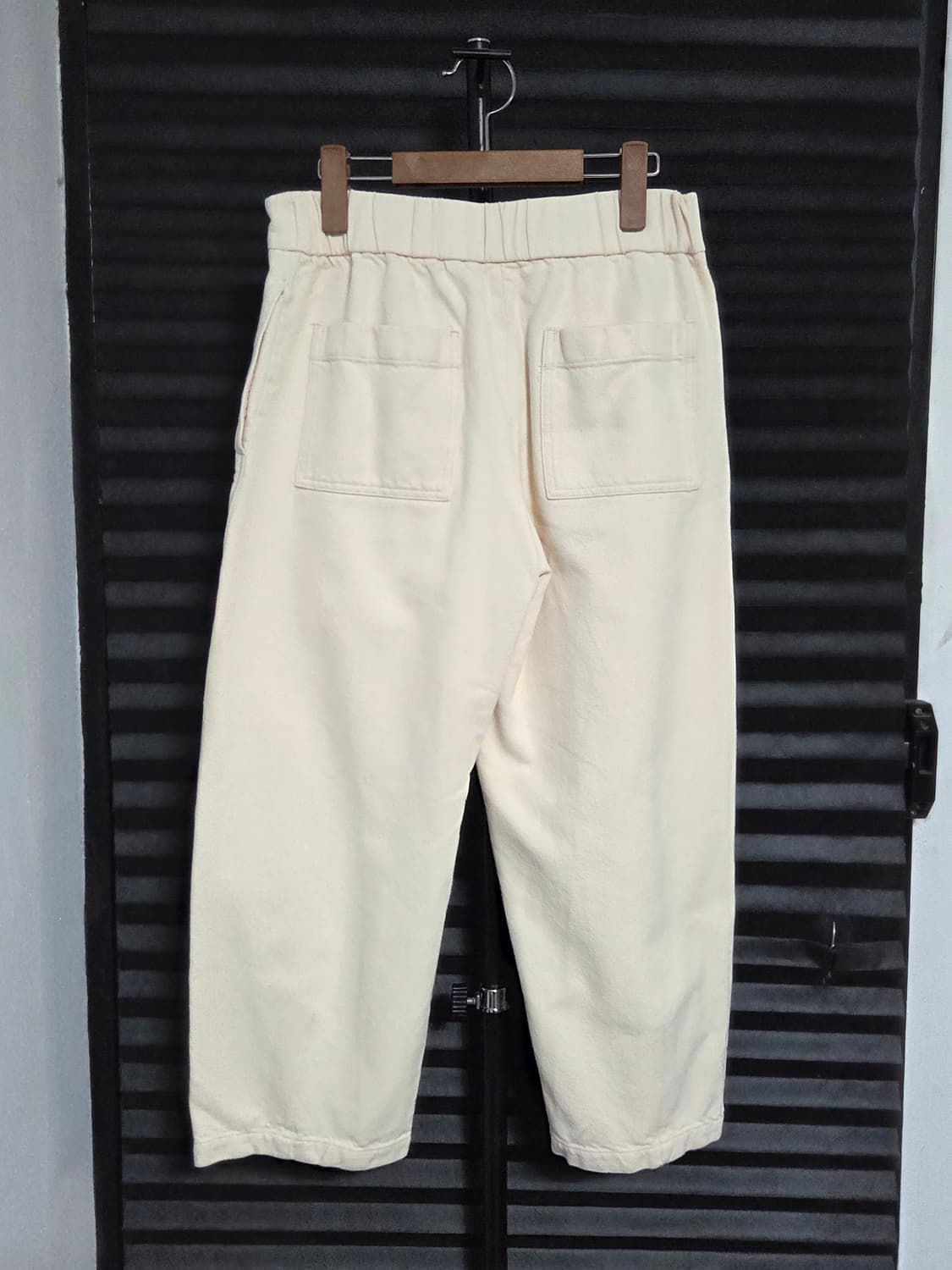 [비이커] 코튼 백 밴딩 와이드 팬츠 | 00107 상품이미지6