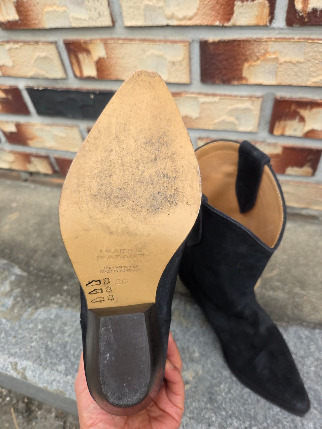 이자벨마랑 스웨이드 웨스턴 부츠 상품이미지5