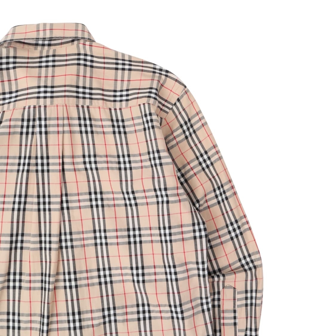 버버리 베이지 노바체크 포켓 로고 셔츠 상품이미지6