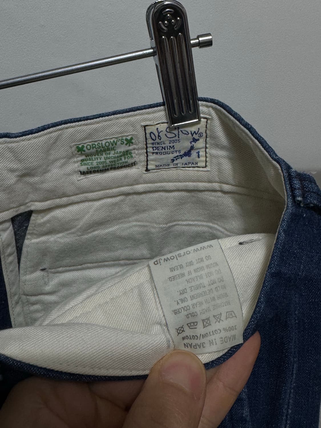 Orslow 오어슬로우 워크팬츠 디테일의 데님 상품이미지5