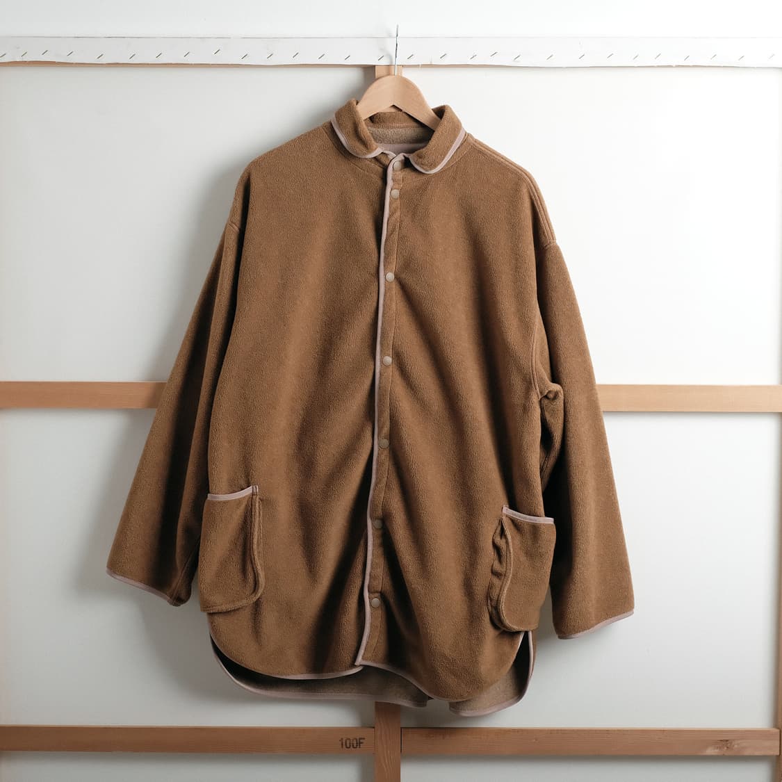 포터클래식 3(L사이즈) 별주 플리스 셔츠 자켓 라이트 브라운 상품이미지4