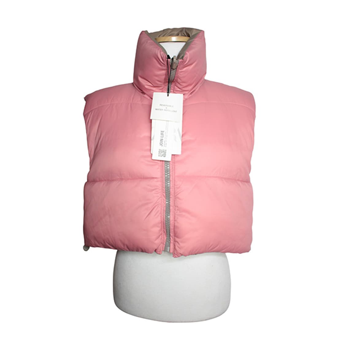 자라 양면 패딩 집업 베스트 66 상품이미지1