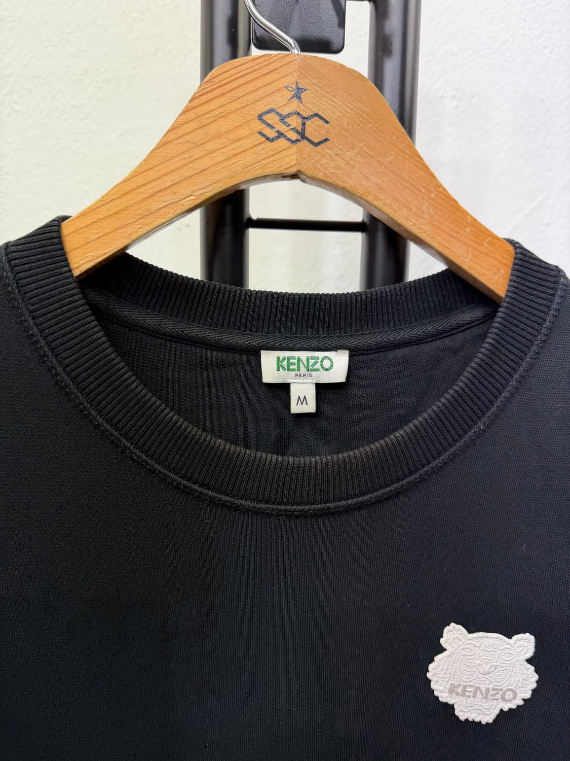 정품) KENZO 겐조 여성 블랙 맨투맨 원피스 M  상품이미지5