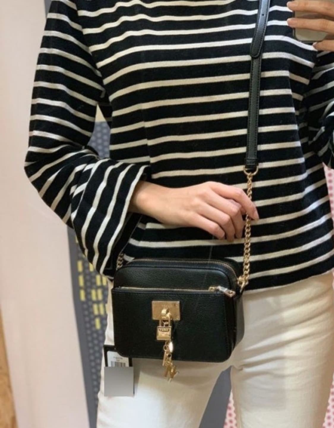 DKNY 엘리사 탑 지퍼 더블 크로스백 상품이미지6