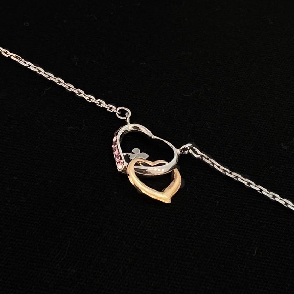 courreges / 쿠레쥬 더블하트 목걸이 상품이미지7