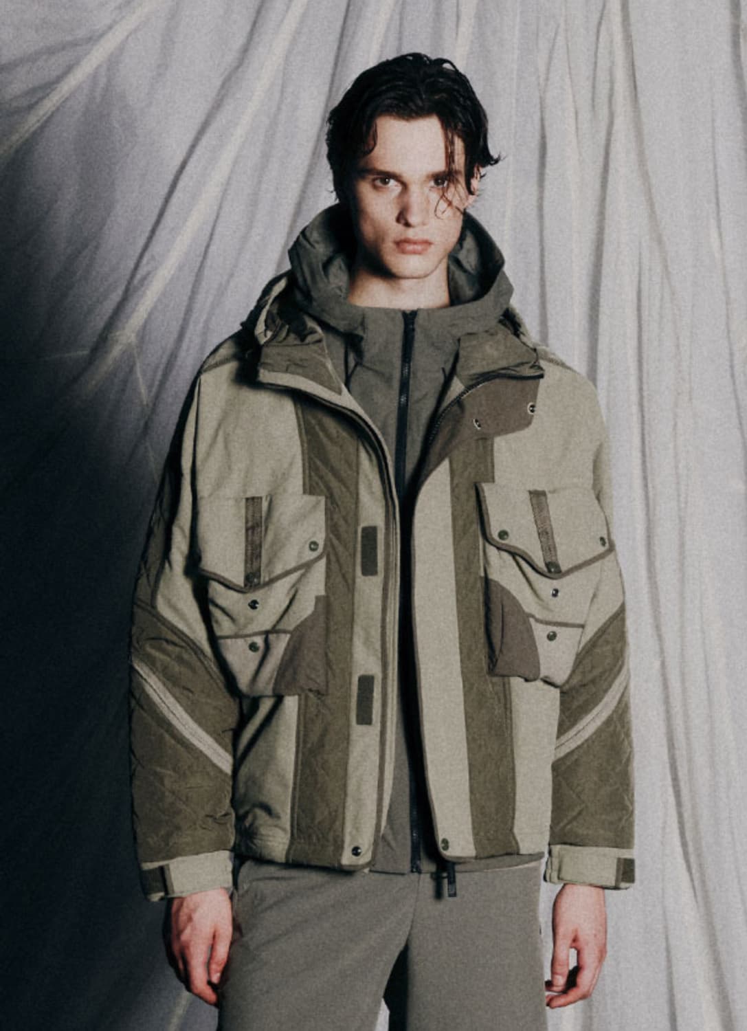 이스트로그x데상트 퀄팅자켓 M,L사이즈 보유 상품이미지4