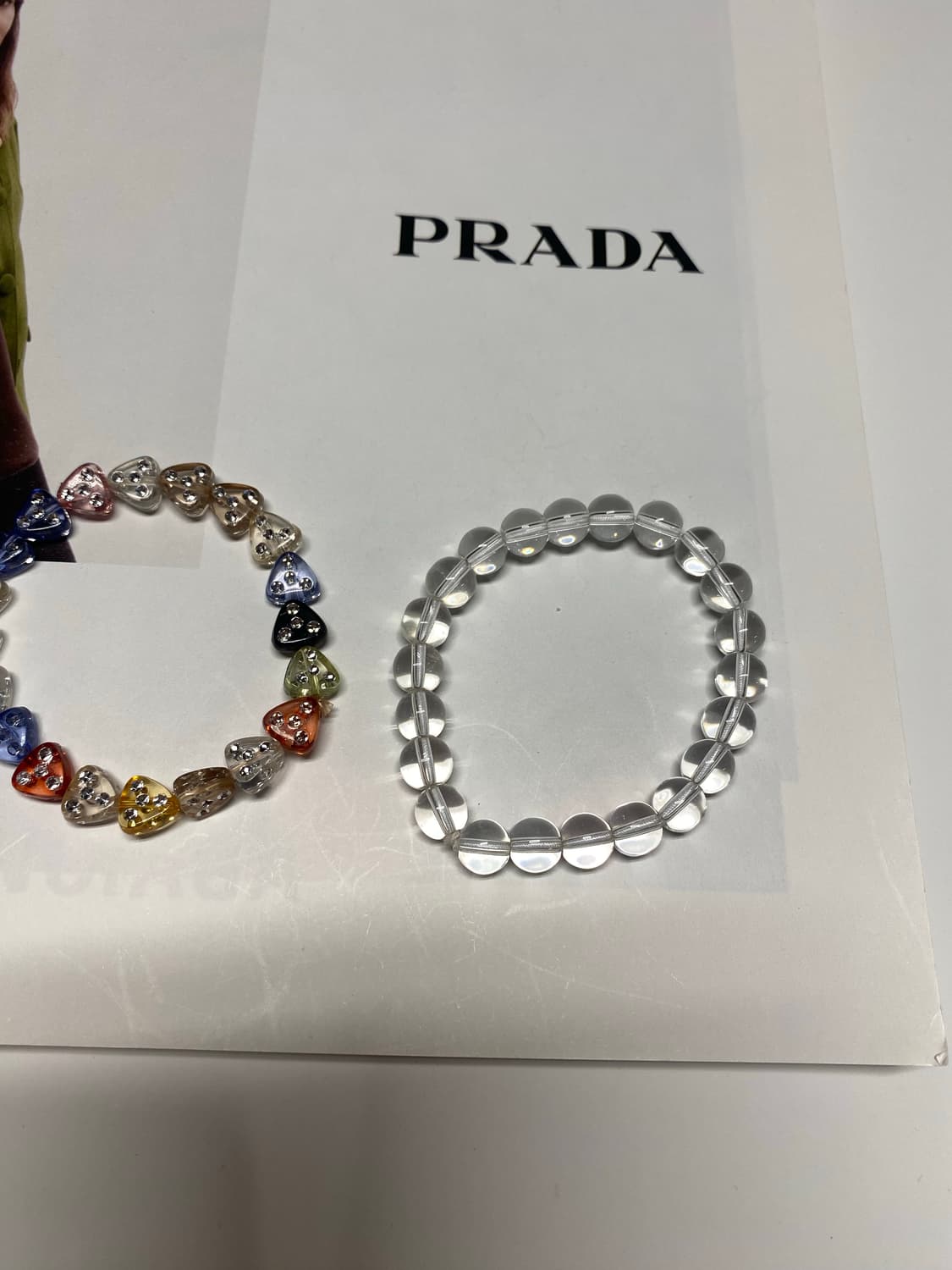 빈티지 팔찌 두개 세트 비즈 상품이미지3