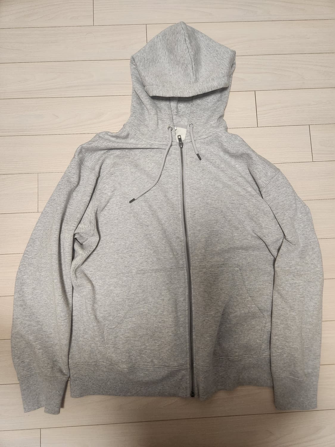 유니클로 후드집업 회색 L 상품이미지1