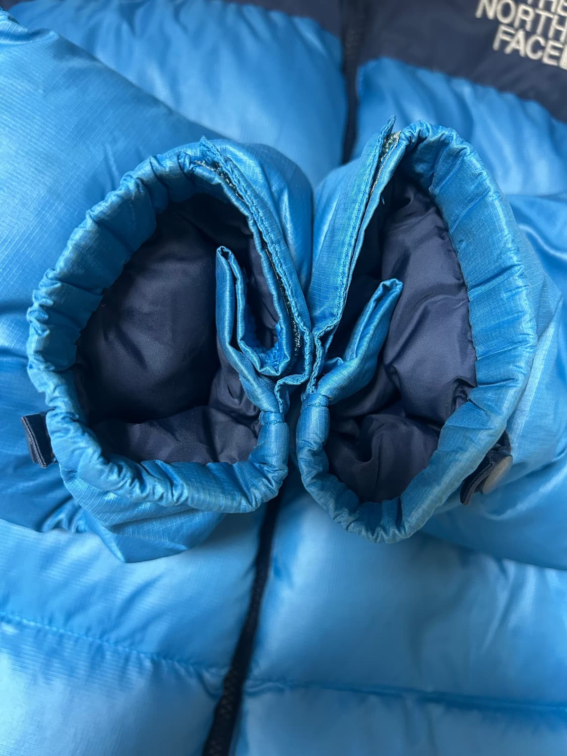 노스페이스 눕시 패딩 블루 M 상품이미지4